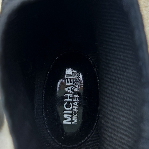 Michael Kors Black Knit Ankle Boots 8 - Picture 5 of 8